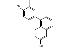 7-(Trifluorophenyl)quinolin-4-ol structure, CAS 322-97-4