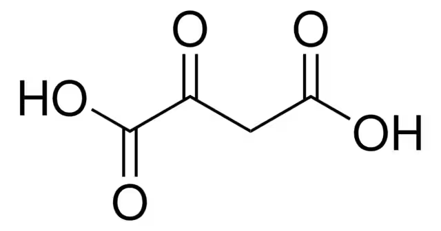 Oxalacetic acid structure, CAS 328-42-7