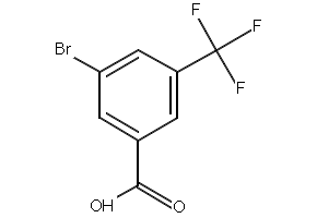 3-Bromo-5-(trifluoromethyl)benzoic acid structure, CAS 328-67-6