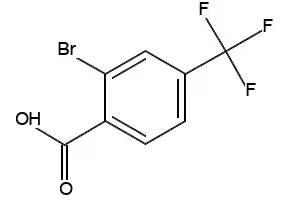 2-Bromo-4-(trifluoromethyl)benzoic acid structure, CAS 328-89-2