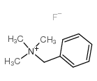 Benzyltrimethylammonium fluoride structure, CAS 329-97-5