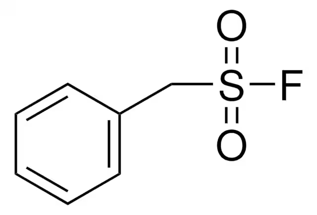 Phenylmethylsulfonyl fluoride structure, CAS 329-98-6
