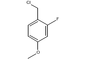 2-Fluoro-4-methoxybenzyl chloride structure, CAS 331-63-5