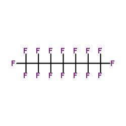 Perfluoroheptane structure, CAS 335-57-9