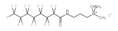 3-[(Perfluorooxooctyl)amino]Propyltrimethylammonium iodide structure, CAS 335-90-0