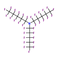 Perfluorotripentylamine structure, CAS 338-84-1