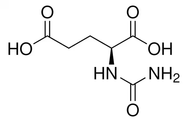 N-Phthaloyl-L-glutamic acid structure, CAS 340-90-9