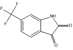 6-(Trifluoromethyl)indoline-2,3-dione structure, CAS 343-69-1