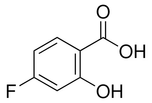 4-Fluorosalicylic acid structure, CAS 345-29-9