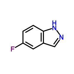 5-Fluoro-1H-indazole structure, CAS 348-26-5