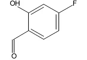 2-Hydroxy-4-fluorobenzaldehyde structure, CAS 348-28-7