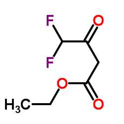 Ethyl 4,4-difluoroacetoacetate structure, CAS 352-24-9