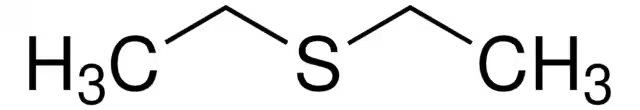 Diethyl sulfide structure, CAS 352-93-2