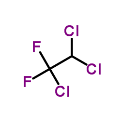 1,2,2-Trichloro-1,1-difluoroethane structure, CAS 354-21-2