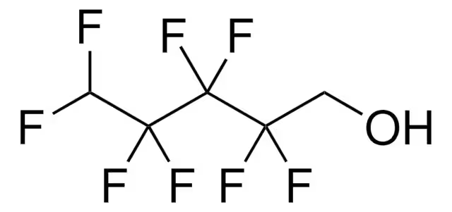 2,2,3,3,4,4,5,5-Octafluoro-1-pentanol structure, CAS 355-80-6