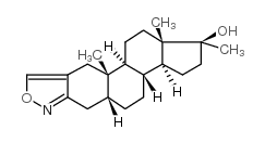 Androisoxazole structure, CAS 360-66-7