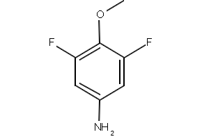 3,5-Difluoro-4-methoxyaniline structure, CAS 363-47-3