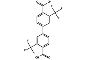 4,4'-Dinitro-3,3'-bis(trifluoromethyl)biphenyl structure, CAS 363-95-1