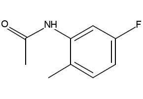 2-Acetamido-4-fluorotoluene structure, CAS 366-49-4