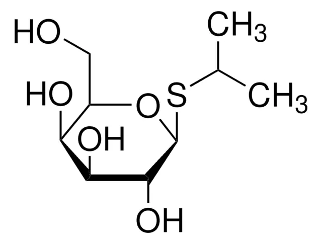 Isopropyl-beta-D-thiogalactopyranoside structure, CAS 367-93-1