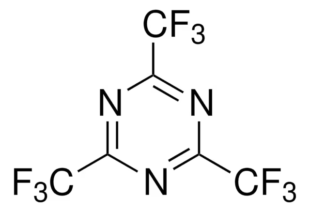 2,4,6-Tris(trifluoromethyl)-1,3,5-triazine structure, CAS 368-66-1