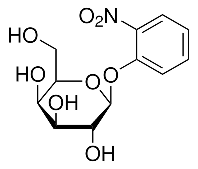 2-Nitrophenyl-beta-D-galactopyranoside structure, CAS 369-07-3