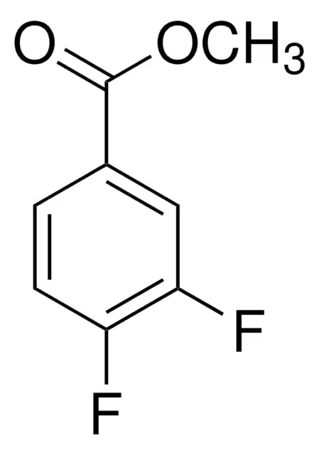 Methyl 3,4-difluorobenzoate structure, CAS 369-25-5