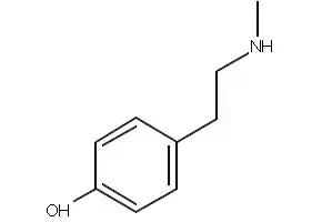 4-[2-(Methylamino)ethyl]phenol structure, CAS 370-98-9