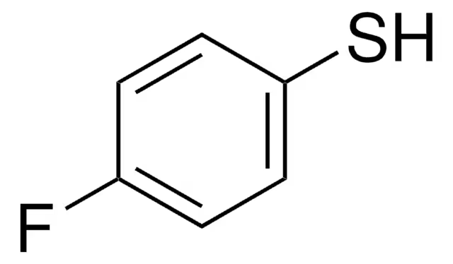 4-Fluorothiophenol structure, CAS 371-42-6