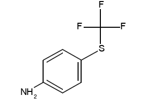 4-(Trifluoromethylthio)aniline structure, CAS 372-16-7