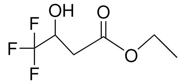 Ethyl 3-hydroxy-4,4,4-trifluorobutyrate structure, CAS 372-30-5