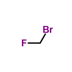 Bromofluoromethane structure, CAS 373-52-4