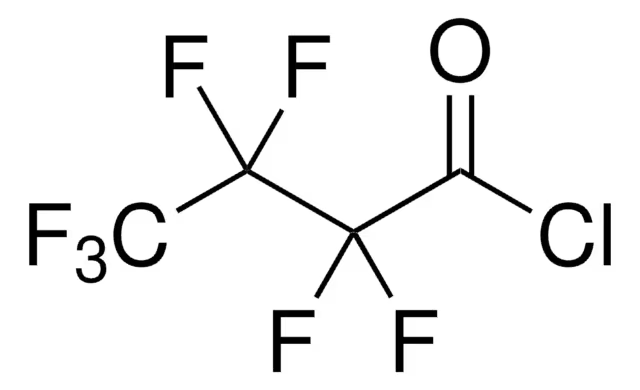 Heptafluorobutyryl chloride structure, CAS 375-16-6