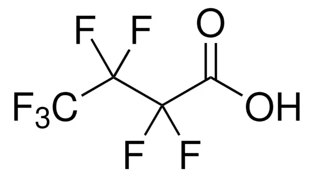 Heptafluorobutyric acid structure, CAS 375-22-4