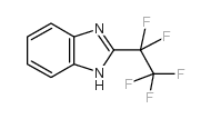 2-(Pentafluoroethyl)benzimidazole structure, CAS 383-08-4