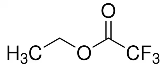 Ethyl trifluoroacetate structure, CAS 383-63-1