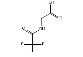 N-(Trifluoroacetyl)glycine structure, CAS 383-70-0