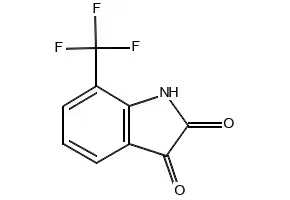 7-(Trifluoromethyl)indoline-2,3-dione structure, CAS 391-12-8