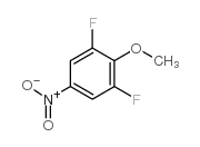 2,6-Difluoro-4-nitroanisole structure, CAS 392-25-6