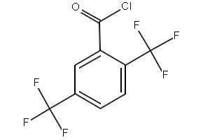 2,5-Bis(trifluoromethyl)benzoyl chloride structure, CAS 393-82-8
