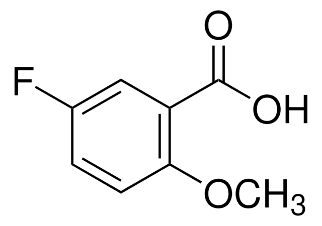 5-Fluoro-2-methoxybenzoic acid structure, CAS 394-04-7