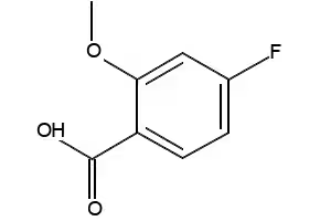 4-Fluoro-2-methoxybenzoic acid structure, CAS 395-82-4
