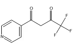 4,4,4-Trifluoro-1-(pyridine-4-yl)butane-1,3-dione structure, CAS 399-06-4
