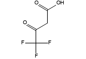4,4,4-Trifluoro-3-oxobutyric acid structure, CAS 400-36-2