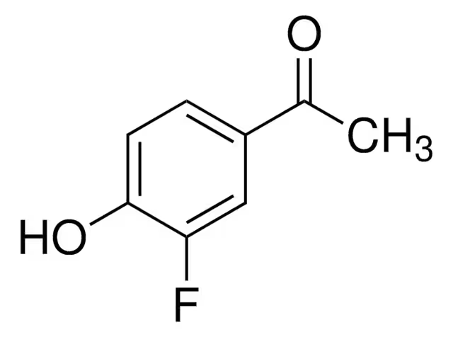 3'-Fluoro-4'-hydroxyacetophenone structure, CAS 403-14-5