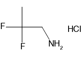 2,2-Difluoropropylamine hydrochloride structure, CAS 421-00-1