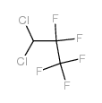3,3-Dichloro-1,1,1,2,2-pentafluoropropane structure, CAS 422-56-0