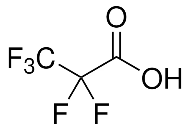 Perfluoropropionic acid structure, CAS 422-64-0