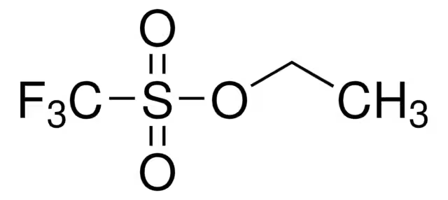 Ethyl trifluoromethanesulfonate structure, CAS 425-75-2