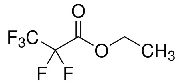 Ethyl pentafluoropropanoate structure, CAS 426-65-3